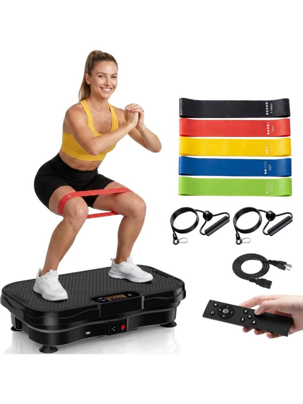 Vibration Plate for Lymphatic Drainage & Weight Loss | Bluetooth Fitness Machine